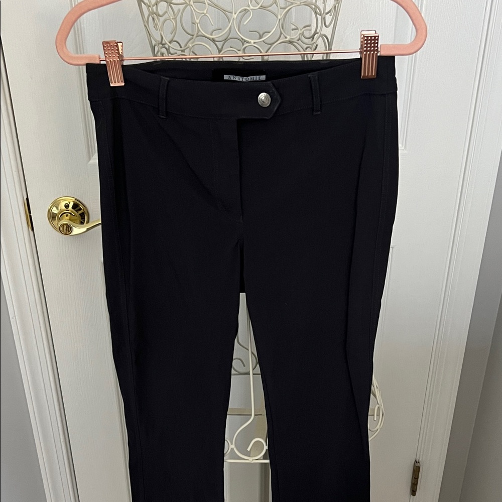 Anatomie Women's charcoal flare leg travel Pants - size Small